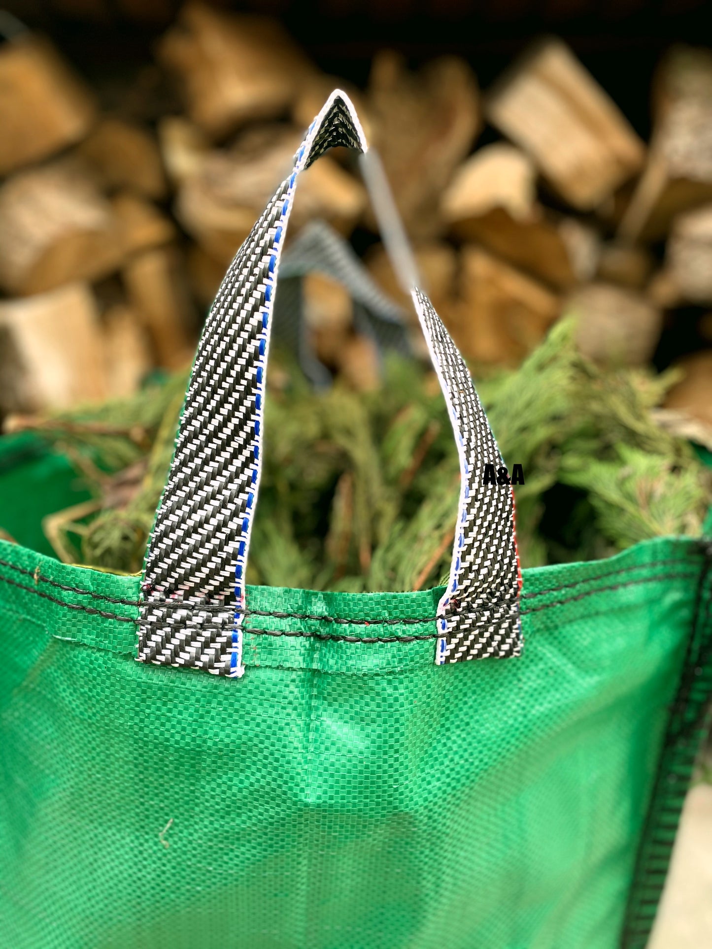 Garden Waste Bag 45x45x45cm 90L Heavy Duty Reusable - A&A Supplies UK