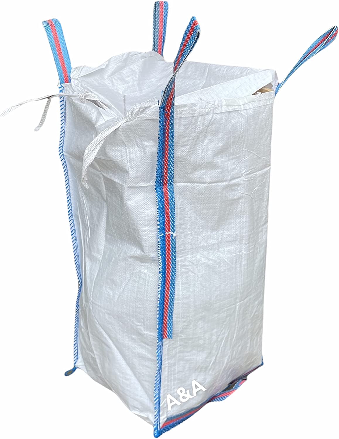 Barrow Bulk Builder Bag 50x50x90cm 500kg Heavy Duty with Top Cover - A&A Supplies UK