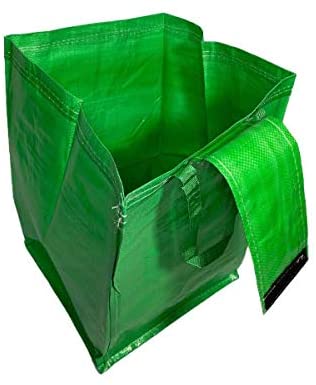 Green or Blue Recycling Bag 45x32x32cm 47L Heavy Duty with Top Flap - A&A Supplies UK